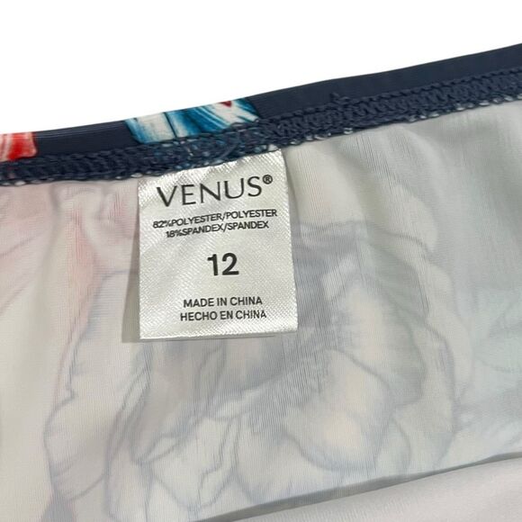 Venus Greyish Blue Floral Tankini‎ - Size 12 - Picture 2 of 10